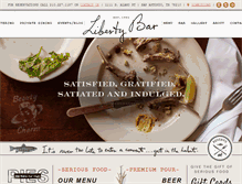 Tablet Screenshot of liberty-bar.com